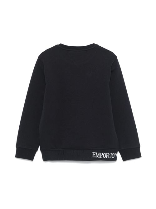 Felpa bambino girocollo EMPORIO ARMANI KIDS | 6D4MJG1JHSZ0920